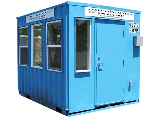 10 foot guard shack container