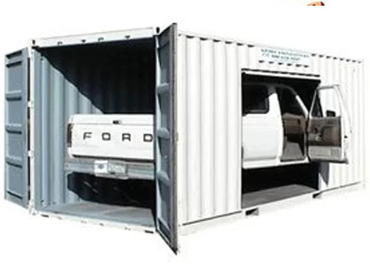 20 foot car storage container