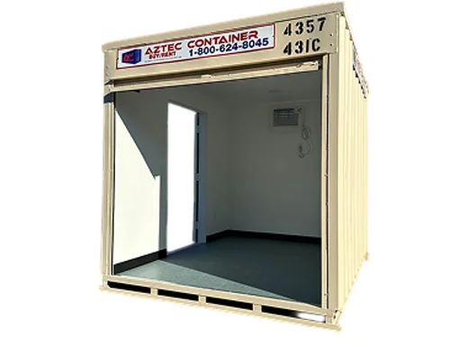 10 foot walk in door container