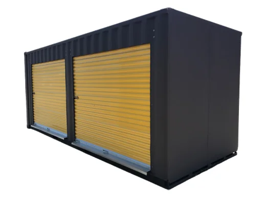 20 foot 2 door roll up container