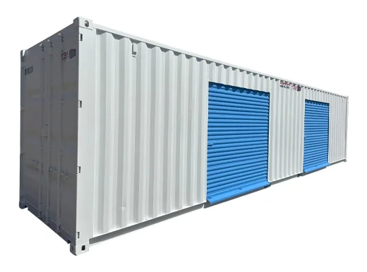 40 foot 2 door roll up container